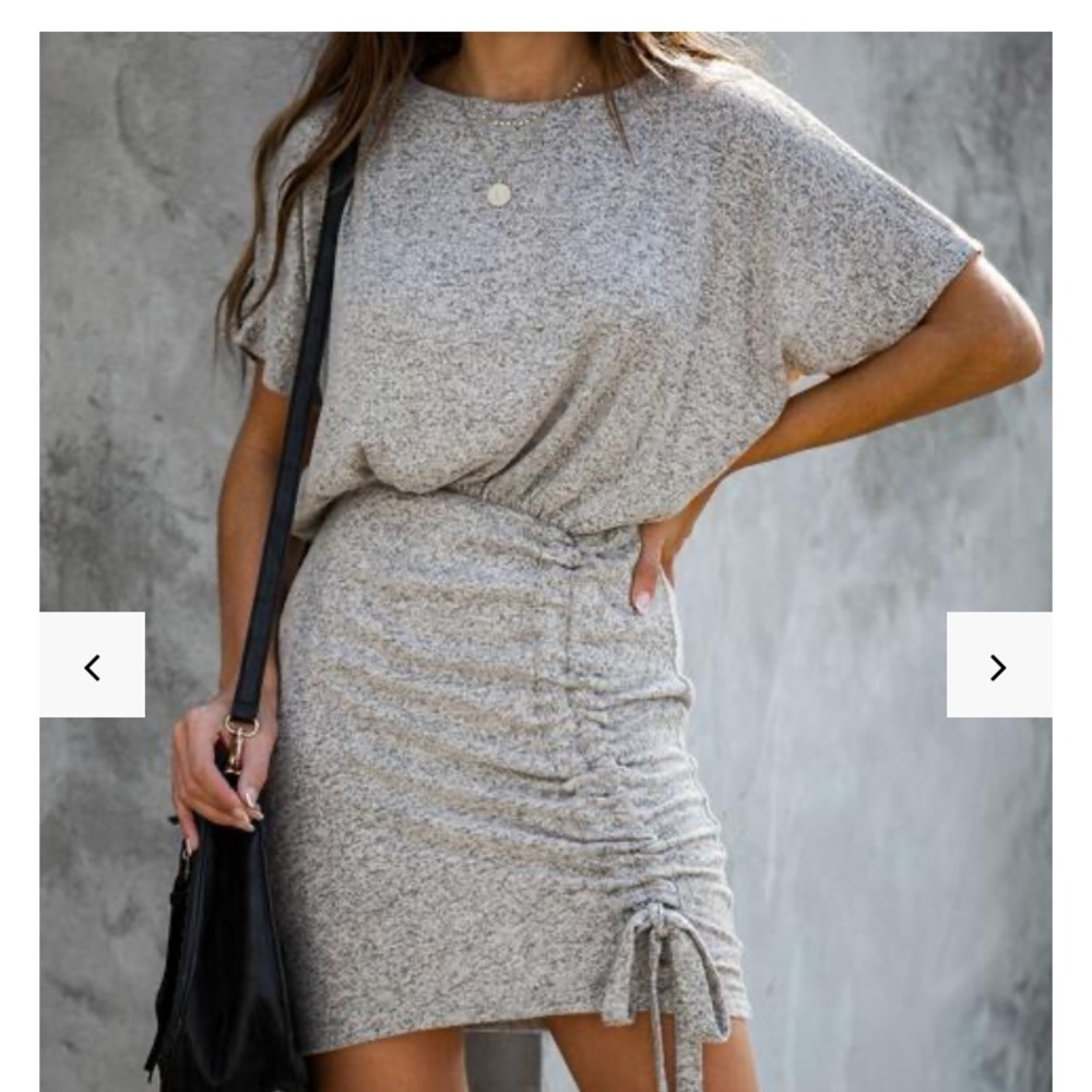Such a softie ruched knit dress